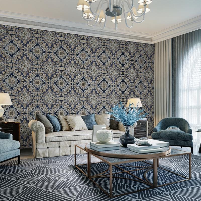 Damask Design Wallpaper