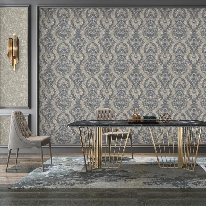 Rich Damask Design Wallpaper