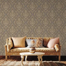 Rich Damask Design Wallpaper - 1405