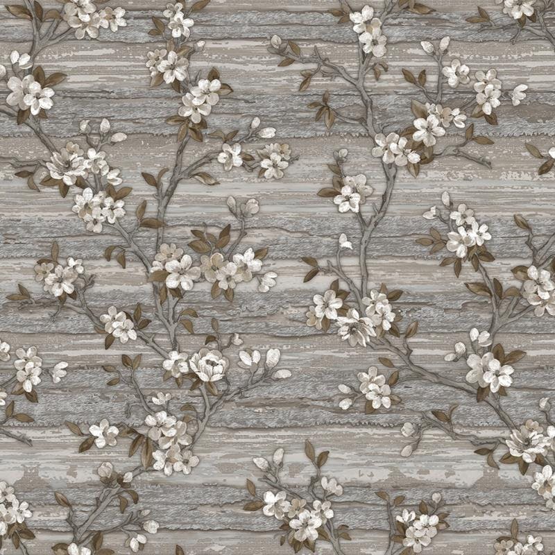 Abstract Floral on wooden slabs Wallpaper Designs - 1505-3pattern_7bd33b3e-22e8-4a5f-ba80-730a82369bc1