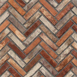 Realistic Multi Color Tile Design wallpaper - Brown