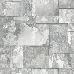 Abstract Geometric Stone cut design wallpaper  - Grey