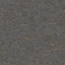 Abstract Stone Design with metalic veins wallpaper - Charcoal Grey