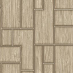 Abstract Multi Line Geometric Design with wooden background wallpaper - Dark Beige