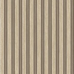 2 Tone Striped Wallpaper - Beige