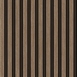 2 Tone Striped Wallpaper - Brown