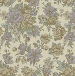 Blooming Roses floral pattern wallpaper - 5806-3