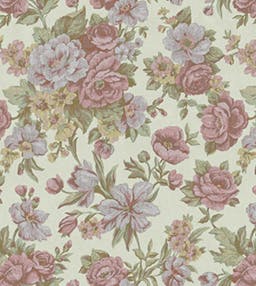 Blooming Roses floral pattern wallpaper - 5806-4