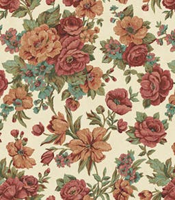 Blooming Roses floral pattern wallpaper - 5806-5