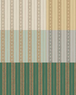 Classic delicate striped ornament wallpaper - 5808