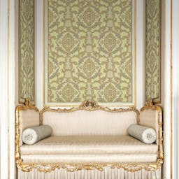 Damask patterned wallpaper - 6802