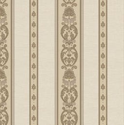 Classic striped ornament wallpaper - 6803-3