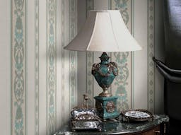 Classic striped ornament wallpaper - 6803