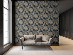 Damask rich ornament wallpaper - 6808