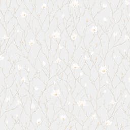 Branches of Tree in Blossom - flower motif wallpaper - 7800-1