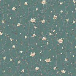 Branches of Tree in Blossom - flower motif wallpaper - 7800-4