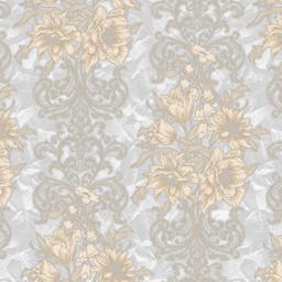 Floral Rococo Damask Luxury Wallpaper - 7805-5