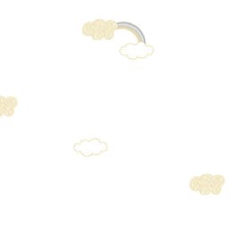 Clouds and rainbows inspired Kids Room Wallpaper - 8902-2