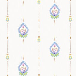 Modern Multicolored Damask Insipred Wallpaper - 9902-3_S