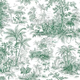 Luxury Detailed Wild Animal Print Wallpaper - 9909-3