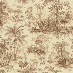 Luxury Detailed Wild Animal Print Wallpaper - 9909-5