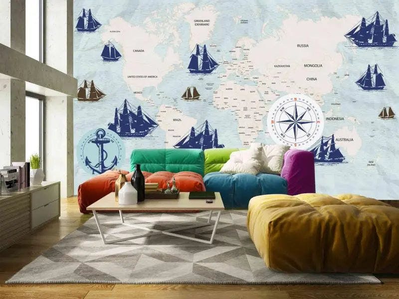 Chart Your Course: Nautical Adventure Mural Unveils Tales of the High Seas