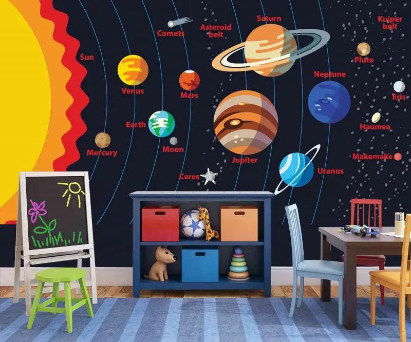 Space Adventure Cosmos Mural - Ignite Curiosity with Moneta Poster