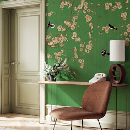 Floral & Bird Design Wallcovering - SE316