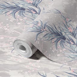 Limonium Flower Design Wallcovering - SE317-2