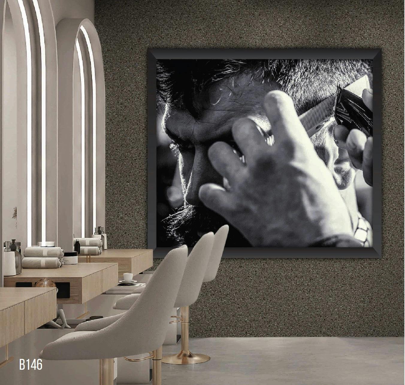 Captivating Black and White Mural